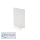 Deflecto Menu Clip Holder Crystal DEM50YTCRY
