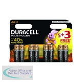 Duracell Plus Power Alkaline Battery AA 1.5V Pack of 8