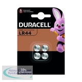 Duracell LR44 Alkaline Button Batteries (4 Pack) A76/4