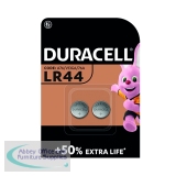 Duracell LR44 Alkaline Button Batteries (2 Pack) A76/2