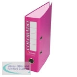 Acco Eastlight Colorado Breast Cancer Campaign 80mm Lever Arch File Foolscap Pink 3102101
