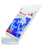 Edding 750 Paint Marker Opaque Bullet Tip White 750-049