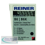COLOP Reiner B6/8K Replacement Ink Pad Black (Pack of 2) RB8KINK