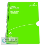 Graffico Recycled Wirebound Notebook 100 Pages A4 (10 Pack) EN08043