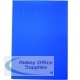 Nuco Nu Elite Polypropylene Cover A4 Blue EL00372