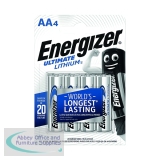 Energizer Ultimate AA Lithium Battery (Pack of 4) 632964