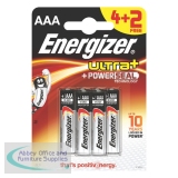 Energizer Ultra Plus Battery AAA Pack of 4+2 630277 Promo Pack