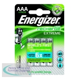 Energizer Extreme Battery AAA 800MaH Pack of 4 635751