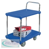 GPC 2-Tier Platform Trolley Plastic GI915Y