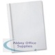 Acco GBC A5 Thermal Binding Cover 9mm White Pack of 100 4400022