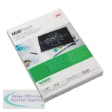 Acco GBC Laminating Pouch A4 Matt 125micron Pack of 100 3747241