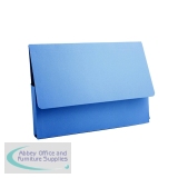 Exacompta Guildhall Document Wallet 285gsm A4 Blue (Pack of 50) PDW4-BLUZ