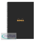 Clairefontaine Rhodia A-Z Index Book A4 Wirebound Hard Back Black 119240C