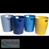 Exacompta Bee Blue Ecobin Recycled 15 Litres Assorted (Pack of 8)