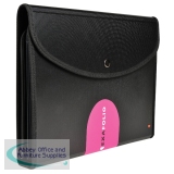 Exacompta Exafolio Multi-Part 6-Compartments Black 55834E