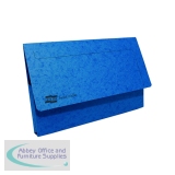 Exacompta Europa Pocket Wallet Foolscap Blue (10 Pack) 5255Z