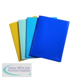 Exacompta Bee Blue Display Book 40 Pocket PP A4 Assorted (Pack of 12) 88130E