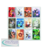 Safco Reveal 12xA5 Pocket Clear Display 5610CL