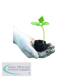 Shield Polypropylene Latex Gloves Small Pack of 100 Natural GD45