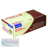 Shield Polypropylene Vinyl Gloves Small Pack of 100 Clear GD47