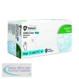 Shield Powder-Free Vinyl Gloves Large Pack of 100 Clear GD09
