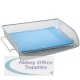Alba Mesh Side-Loading Letter Tray Silver