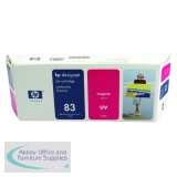 Hewlett Packard No83 UV Inkjet Cartridge Magenta C4942A