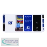 Hewlett Packard No83 UV Print Head and Cleaner Black C4960A