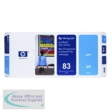 Hewlett Packard No83 UV Print Head and Cleaner Cyan C4961A