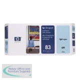 Hewlett Packard No83 UV Print Head and Cleaner Light Cyan C4964A
