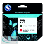 Hewlett Packard No771 Design Jet Print Head Matte Black/Red CE017A