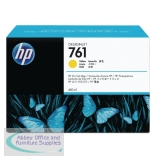 Hewlett Packard No761 Design Jet Inkjet Cartridge 400ml Yellow CM992A