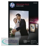 Hewlett Packard Photo Paper 300gsm Gloss 10x15cm Pack of 25 CR677A