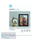 HP A4 White Advanced Glossy Photo Paper 250gsm (Pack of 25) Q5456A
