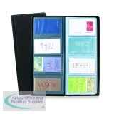 Rapesco Business Card Album Black 256 Capacity 15119
