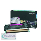 Lexmark C734DN Return Programme Toner Cartridge 6K Magenta C734A1MG