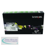 Lexmark C734DN Return Programme Toner Cartridge 6K Yellow C734A1YG