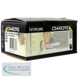 Lexmark Extra High Yield Toner Yellow C544X2YG