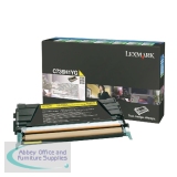 Lexmark C736 Return Programme Toner Cartridge High Yield 10K Yellow C736H1YG