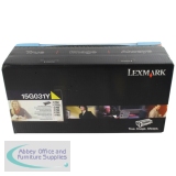 Lexmark C752 Toner Cartridge Yellow 15G031Y