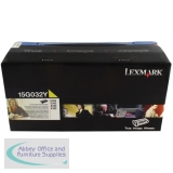 Lexmark C752 Toner Cartridge High Yield Yellow 15G032Y