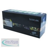 Lexmark C752 Return Programme Toner Cartridge Yellow 15G041Y