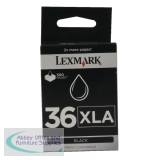 Lexmark No36XLA X3650/X4650 High Yield Inkjet Cartridge Black 18C2190E