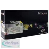 Lexmark C524/C534 Toner Cartridge High Yield Yellow C5242YH