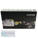 Lexmark C524/C534 Return Programme Toner Cartridge Yellow C5340YX