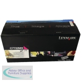 Lexmark Extra High Yield Toner Cartridge Magenta C7722MX