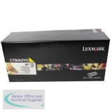 Lexmark C780/C782/X782E Laser Toner Cartridge Yellow C780A2YG