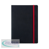Black n\' Red Soft Cover Notebook A5 Black 400051204