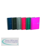 Oxford Card Cover Wirebound Notebook A5 Assorted (5 Pack) 100103741