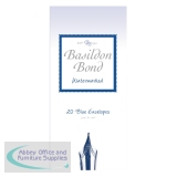 Basildon Bond Medium Envelope Blue Pack of 20 592820